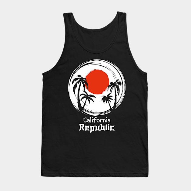 California Republic Tank Top by Jennifer